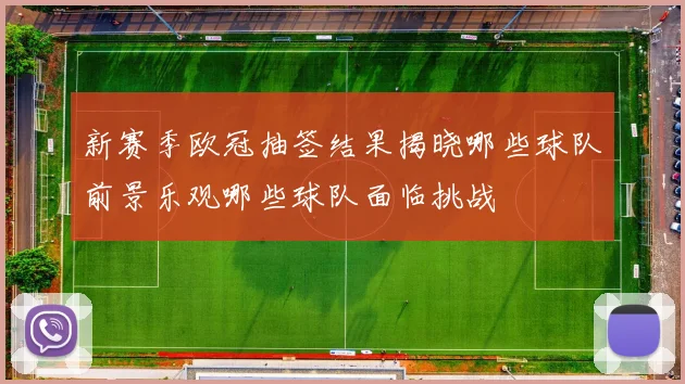 新赛季欧冠抽签结果揭晓哪些球队前景乐观哪些球队面临挑战